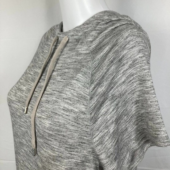 Athleta Dress Womens Sz S Mini Gray Heather Hooded Stretch Comfort Pockets - Picture 5 of 13